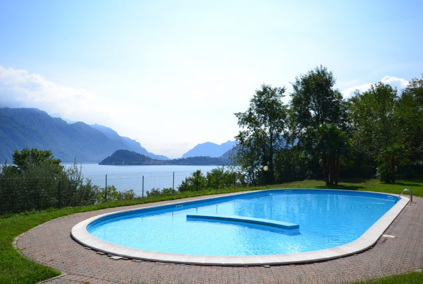 menaggio apartment in residence with pool and amazing lake view. Apartment with large terrace, garage and fully furnished (2)