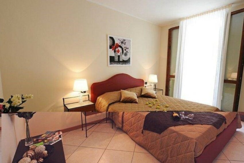 Argegno one bedroom apartment for sale in residence with pool. Apartament with private garden (5)