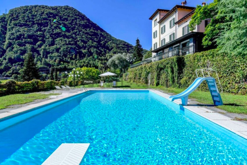Lake Como luxury villa for sale including pool and parkland (6)