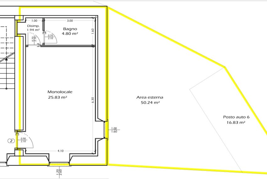 Apt 2 - Piano terra-Ground floor