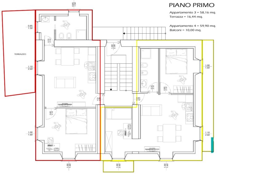 Piano primo app. 3 e 4