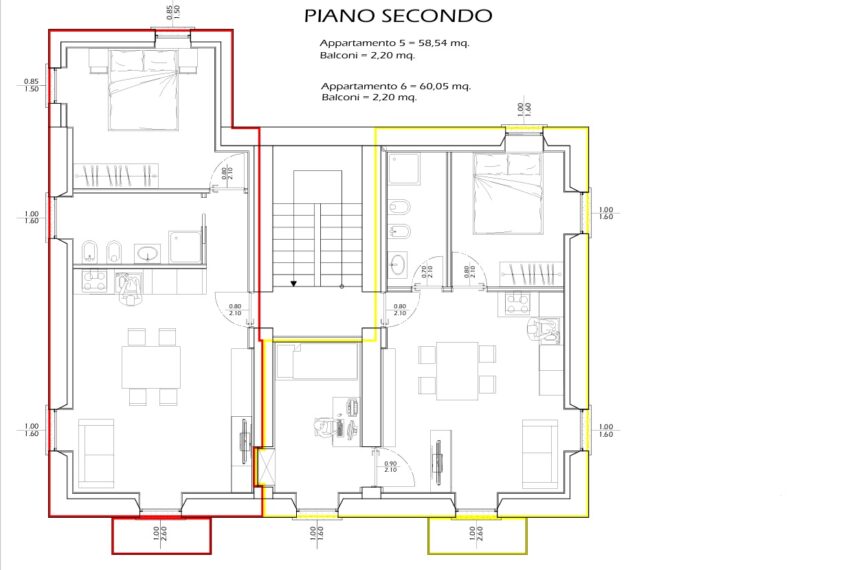 Piano secondo app. 5 e 6