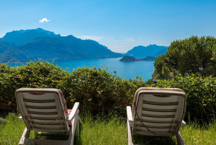 Menaggio villetta vista lago, con giardino, in residence con piscina e tennis (30)