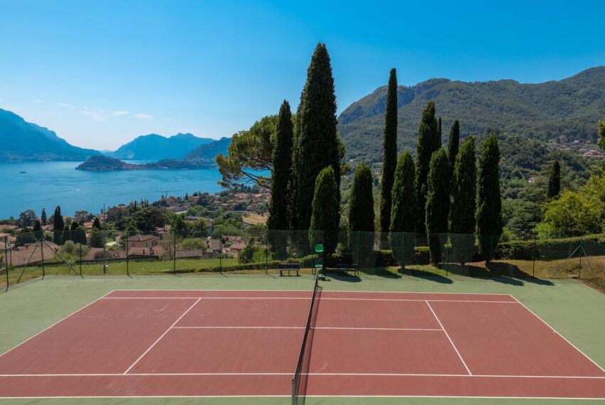 Menaggio villetta vista lago, con giardino, in residence con piscina e tennis (58)