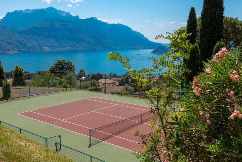 Menaggio villetta vista lago, con giardino, in residence con piscina e tennis (59)