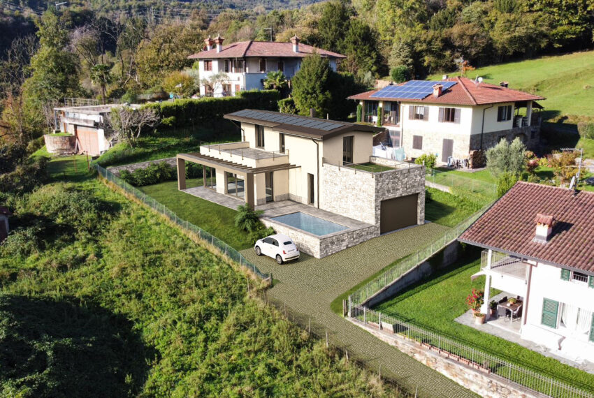 Menaggio villa di buova costruzione con piscina e giardino (2)