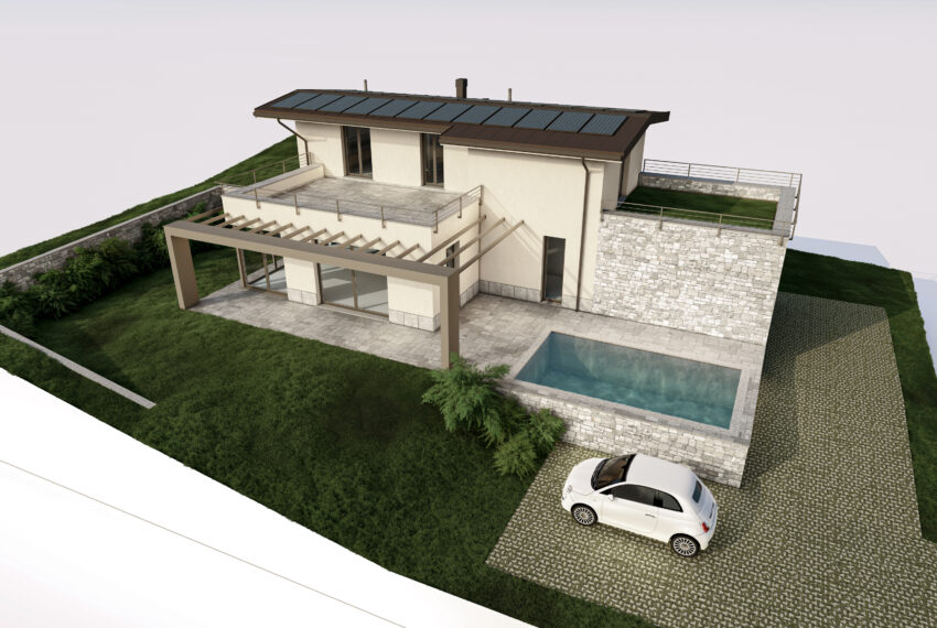 Menaggio villa di buova costruzione con piscina e giardino (2)
